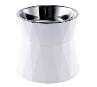 Nucelit Raised Cats Food Bowl Neck for Protection Anti Vomiting Elevated Stainless Steel Bowls for Cats Small Dogs 5 Dog Feeding Bowls Stainless Steel Pet with Stand for Dogs Non Slip