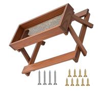 Nucelit Raised Poultry Feeder Offering Spacious Seating Area for Multiple Birds to Eat Together Pet Chicken Feeding Equipment