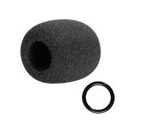 Nucelit Replacement Microphone Cover with Silicone Circular for A10 A30 Aviation Headphone Reduction Clear Communication Microphone Windscreen