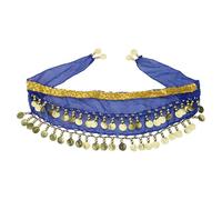 Nucelit Shimmering Belly Dance Dog Waist Skirt Adjustable Length Corgy Belly Dancing Costume Pet Party and Stage Show Accessory Pet Waist Chain for