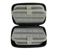 Nucelit Shock Absorbent Game Card Case Memory Card Hard Shell Holder Multiple Compartment Storage Bag for Gaming Gear Waterproof Game Holder Organiser