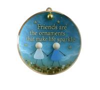 Nucelit Sparkling Acrylic Christmas Tree Bells Decoration Easy to Hanging Portable Sturdy Design Perfect for Holiday Party Decorating Shatterproof Christmas Tree Decors