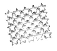 Nucelit Stainless Steel Baking Molds Floral Heart Biscuit Cutter Rusts Proof Kitchen Tool for Kids Adults Creative Dessert Craft Stainless Steel Flower Biscuit Cutter