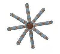 Nucelit Strong Dog Chew Toy Featuring Natural Rubber for Aggressive Chewers to Reduce Dog Toy