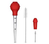 Nucelit Turkey Baster Silicone Bulb BBQ Brush Meat Marinade Injector Needle Barbecue Basting Kitchen Assessoy Silicone Turkey Baster Set