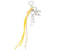 Nucelit Unique Braided PU Leather Keyring Pendant Stylish Handbag Chain Decoration Multi Color Selection For Trendy Youth Keyring Accessory