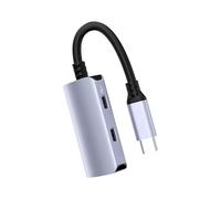 Nucelit USB C Docking Station Supporting 4K At 60Hz Resolution 65W Power High Speed Data for Work Electronics Usb C to Adapters Adapters Chargers to Chargers to