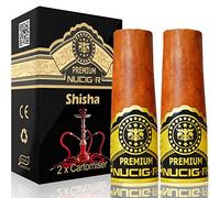 NUCIG Exotic Shisha Flavour | NUCIG-R Replacement Pack of 2 Filters | for NUCIGs Rechargeable Electronic Cigar | Electric ecigar | e cigar | Ecigarette