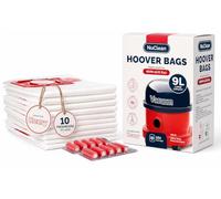 NuClean - Replacement for Henry Hoover Bags - 10 Large 9L Bags & Freshners | Compatible with Hepa-Flo Henry, Henrietta, James, Hetty, NVM-1CH, 907075 Vacuum Bags