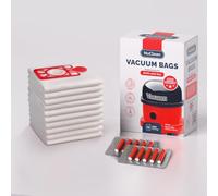 NuClean - Replacement for Henry Hoover Bags - Compatible with Henry, Hetty, NVM-1CH Vacuum Bag (10 Bags & 10 Freshners)