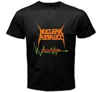 Nuclear Assault Brain Death '86 Logo Men's T-Shirt Black M