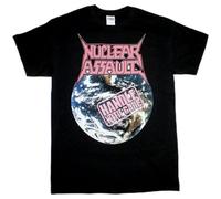 Nuclear Assault Handle Care Trash Metal Anthrax S.O.D. Black Men T Shirt Size L