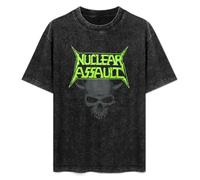 Nuclear Assault NA Skull Logo Men's Black T-Shirt Unisex Tee L