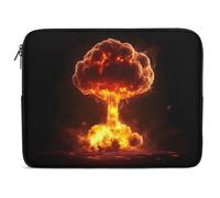 Nuclear Bomb Blast Mushroom Cloud Laptop Case Sleeve Bag 13inch Durable Shockproof Protective Computer Carrying Cover Briefcase