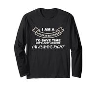 Nuclear Engineer Always Right Science Physics STEM Long Sleeve T-Shirt