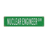 Nuclear Engineer DR Retro Tin Signs Aluminum Metal Sign for Home Kitchen Living Room Garden Wall Yard Pub Club Decor 4x16 Inch