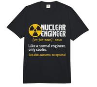 Nuclear Engineer - Radioactive Symbol Energy Engineering Comfort Colors Adult Heavyweight T-Shirt
