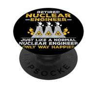 Nuclear Engineering Retirement, Retired Nuclear Engineer PopSockets Adhesive PopGrip