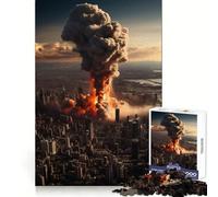Nuclear Explosion Jigsaw Puzzle for Adults 1000 Pieces Boost Recall Leisure Fun Accurate Edge Lovely Present (38x26cm)