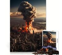 Nuclear Explosion Jigsaw Puzzles for Adults1000 Pieces Strengthen Memory Home Pastime Clean Edge Elegant Gift (50x75cm)