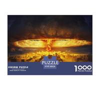 Nuclear Explosion-Mushroom CloudThe Jigsaw Puzzle Waterproof 1000 Piece for Adults Fun Adults Jigsaw Educational Games