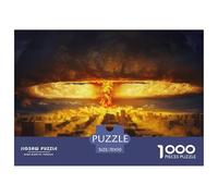 Nuclear Explosion-Mushroom CloudThe Jigsaw Puzzle Waterproof 1000 Piece for Adults Gifts Colourful Adults Jigsaw Educational Games