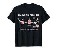 Nuclear fission calculation uranium 235 physics equation T-Shirt