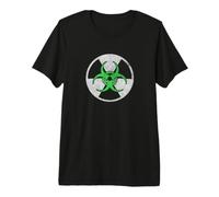 Nuclear Green Biohazard Logo Premium T-Shirt