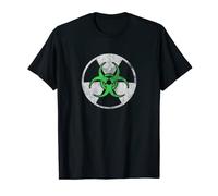 Nuclear Green Biohazard Logo T-Shirt