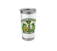 Nuclear is Green Fight Me Pro Nuclear Energy Stainless Steel Insulated Tumbler