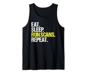 Nuclear Medicine Technologist Eat Sleep Routine Tank Top