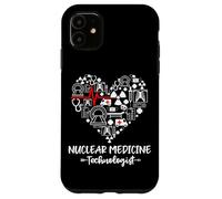 Nuclear Medicine Technologist Heart Funny Radiology Case for iPhone 11