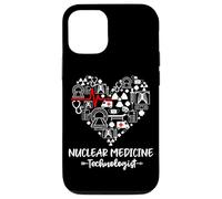 Nuclear Medicine Technologist Heart Funny Radiology Case for iPhone 12/12 Pro