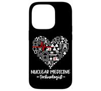 Nuclear Medicine Technologist Heart Funny Radiology Case for iPhone 14 Pro