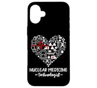 Nuclear Medicine Technologist Heart Funny Radiology Case for iPhone 16 Plus