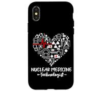 Nuclear Medicine Technologist Heart Funny Radiology Case for iPhone X/XS