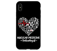 Nuclear Medicine Technologist Heart Funny Radiology Case for iPhone XS Max