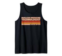 Nuclear Medicine Technologist Retro Sunrise Tank Top