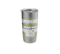 Nuclear Medicine Technologist Superhero Nuc Med Tech Apparel Stainless Steel Insulated Tumbler
