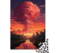 Nuclear Mushroom Cloud 1000-Piece Jigsaw Puzzle for Adults, 70x50cm/1000pcs, Relaxing Indoor Activity, Weekend Downtime And Time at Home