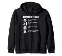 Nuclear power NUCLEAR SAFETY FUNNY Anti-nuclear Zip Hoodie
