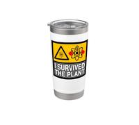 Nuclear Power Plant Worker I Survived The Plant Stainless Steel Insulated Tumbler