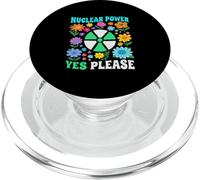 Nuclear Power Yes Please Clean Energy Floral PopSockets PopGrip for MagSafe