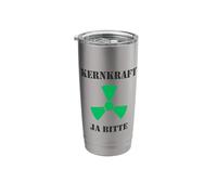 Nuclear Power Yes Please Pro Nuclear Energy Clean Energy Stainless Steel Insulated Tumbler