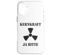 Nuclear Power Yes Please Pro Nuclear Energy Support Case for iPhone 16 Plus