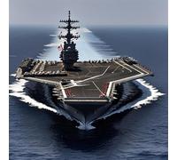Nuclear-Powered Aircraft Carrier Puzzle - Christmas Puzzle Gift for Home Office Decoration Mother's Day New Year Easter Gift