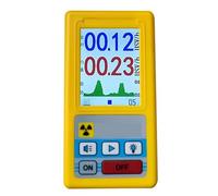 Nuclear Radiation Detector Color Display Screen Geiger Counter Personal Dosimeter Marble Detectors Beta Gamma X-ray Tester Sensitivity Anytime With Confidence(BR-6 Yellow)