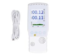 Nuclear Radiation Detector Geiger Counter with LCD Screen and Sound Alarm for X Beta and Gamma Ray Detection, Radiation Monitor Dosimeter for Industrial and Lab Environments,