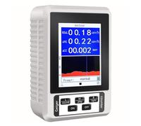 Nuclear Radiation Detector Geiger Counter X Γ Β-rays Detecting Tool Real Time Mean Cumulative Dose Modes Radioactive Tester Widely Applicable(White)