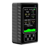 Nuclear Radiation Detector Handheld Beta Gamma X Ray Data Tester Portable Radiation Monitor Meter for Home Geological Surveys Nuclear Power Plants ABS Material